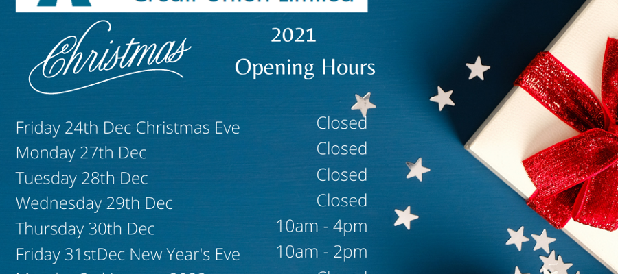 Christmas 2021 Opening Hours